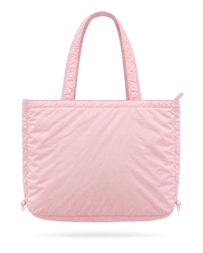 Kyoto Bag in pastel pink by Maison Nakamoto, back view