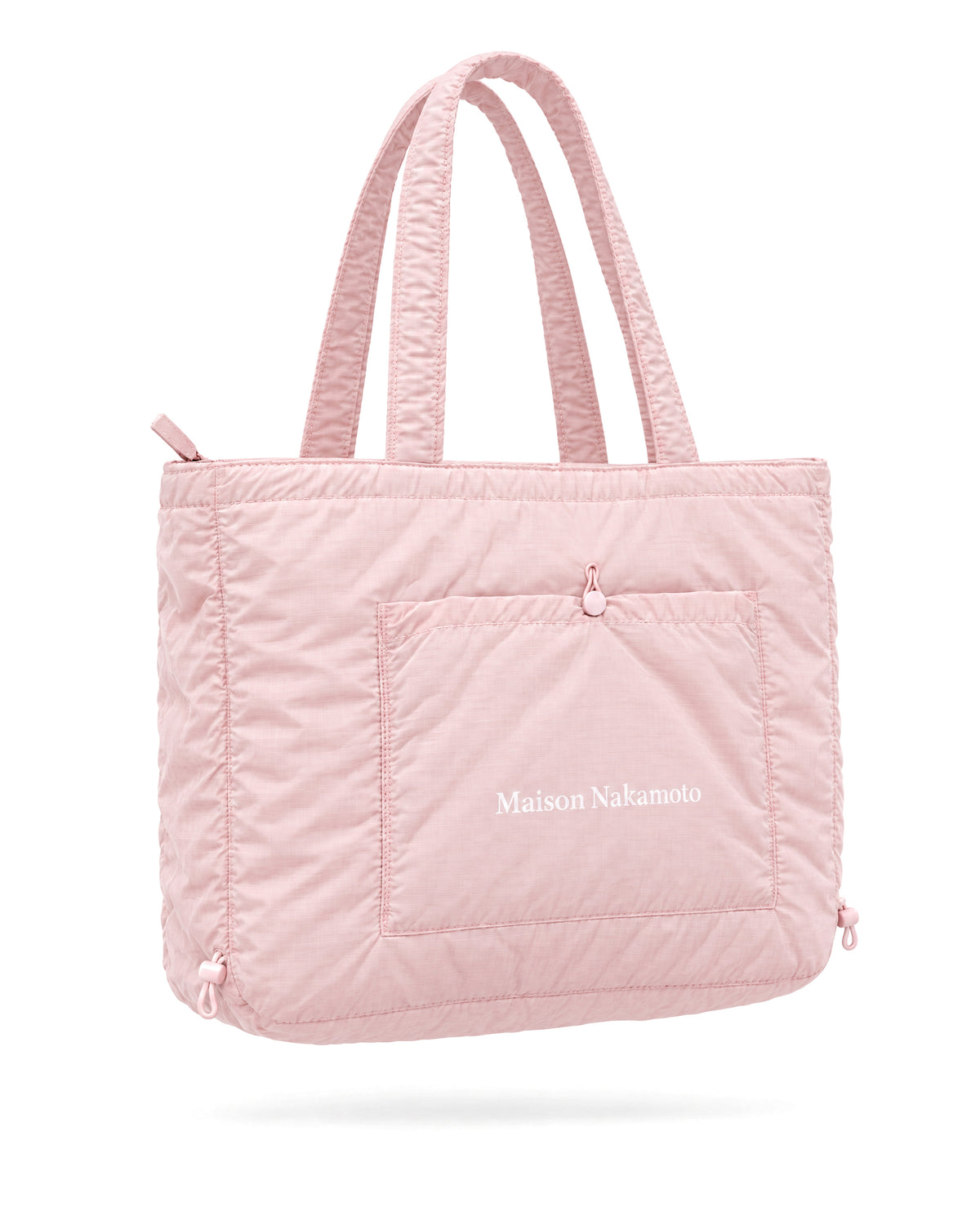 Kyoto Bag in pastel pink by Maison Nakamoto, three quarter view