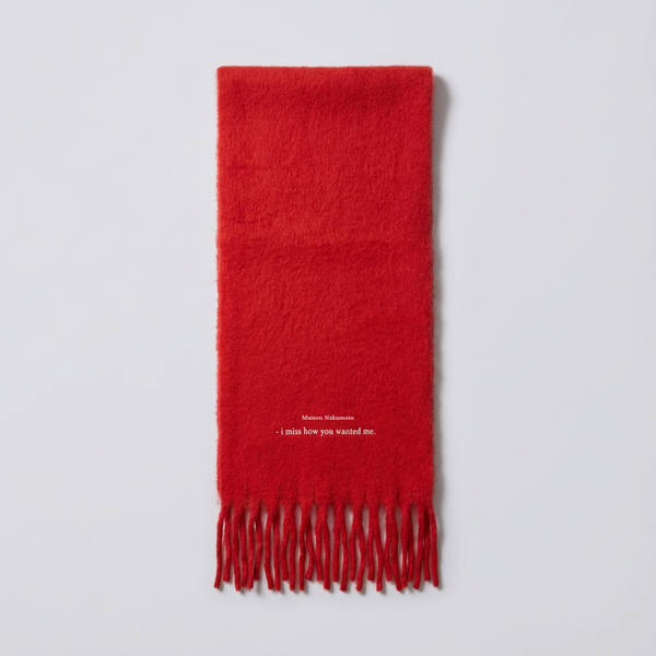 BASERANGE MEA SCARF RED 最終値下げ BASERANGE/ベースレンジ】MEA SCARF：マフラー（マフラー）｜JOURNAL